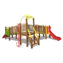 Игровой комплекс красно-зелено-желтый "Волна-NEW" TЕ812 NEW