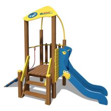 Игровой комплекс желто-голубой «Чемпион-NEW» T814 NEW