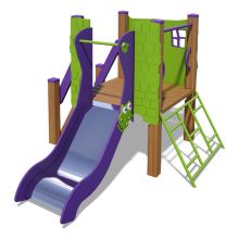 Игровой комплекс зелено-фиолетовый «Чемпион-1-NEW» T815 NEW