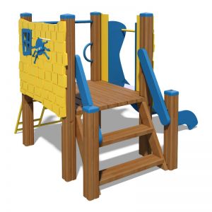 Игровой комплекс желто-голубой «Чемпион-1-NEW» T815 NEW